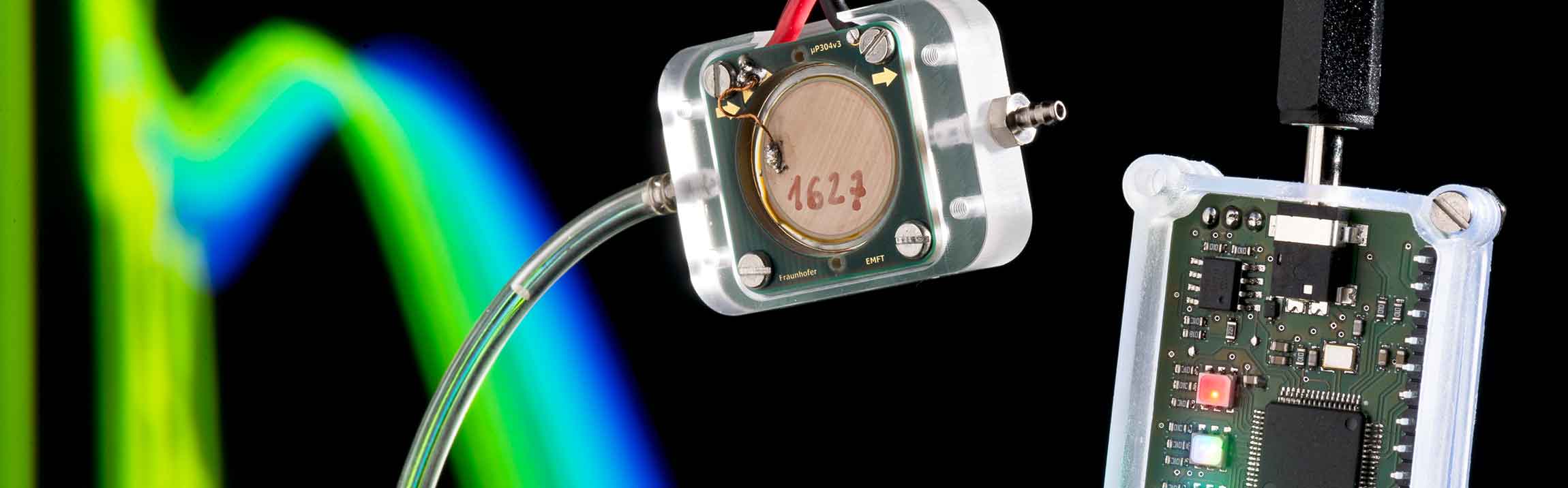 Mikropumpe mit integrierter Eigensensorik-Technologie (Self-Sensing)