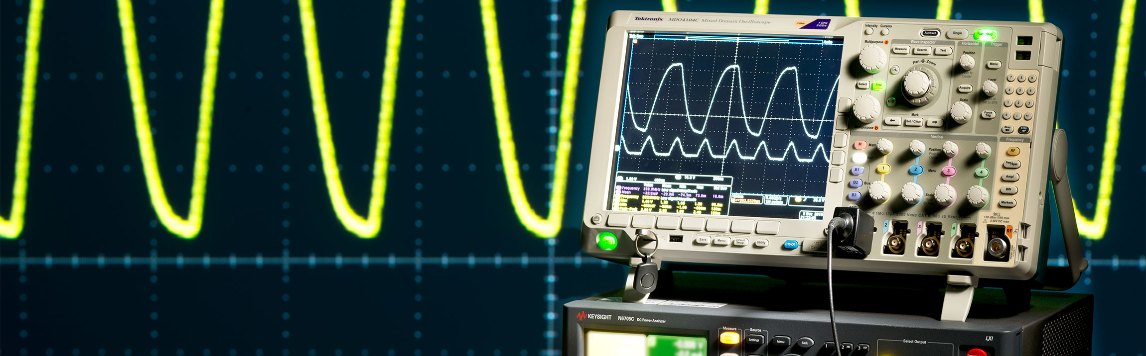 Messumgebung für RF Chip Charakterisierung Messumgebung für RF Chip Charakterisierung