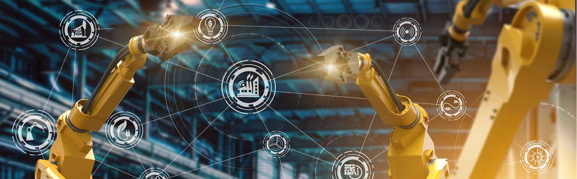 Industrial robot with collision protection
