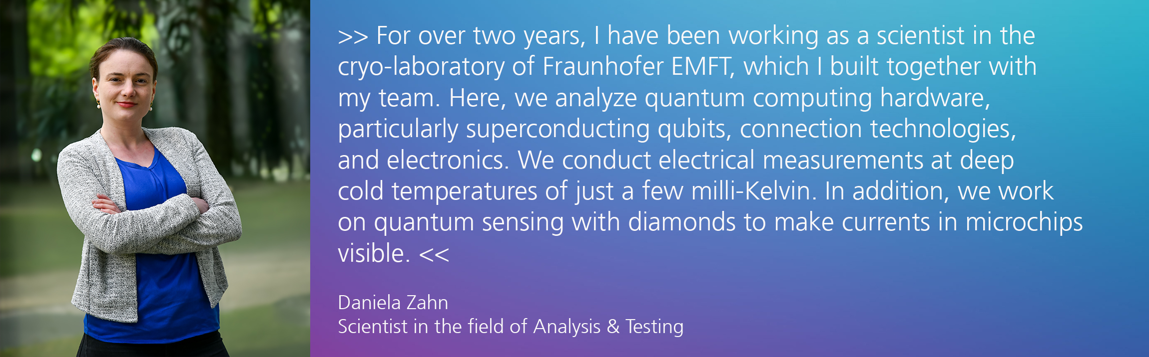 Women in Science – Characterization of Qubits in the Cryo Lab