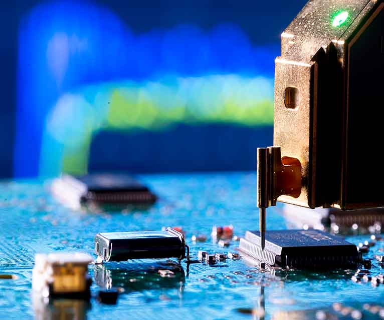 ESD Test system for analyzing electronic systems